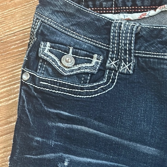 Amethyst Jeans Dark Blue Denim - Picture 5 of 15